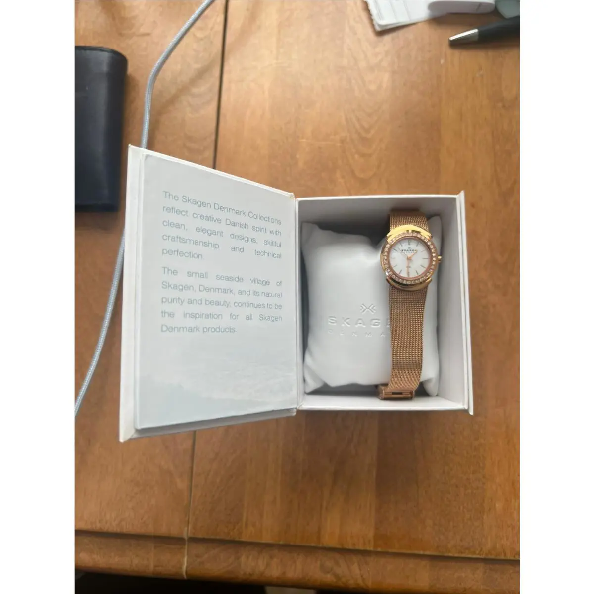 Skagen Steel Rose Gold Watch