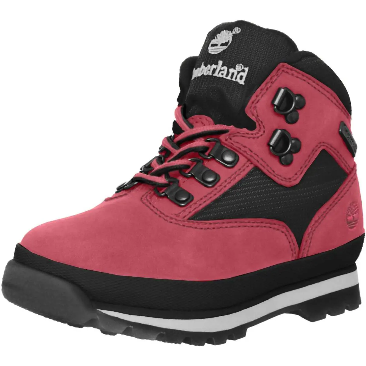 Red Nubuck Euro Hiker Leather Junior 5.5 Medium US Big Kid by Timberland