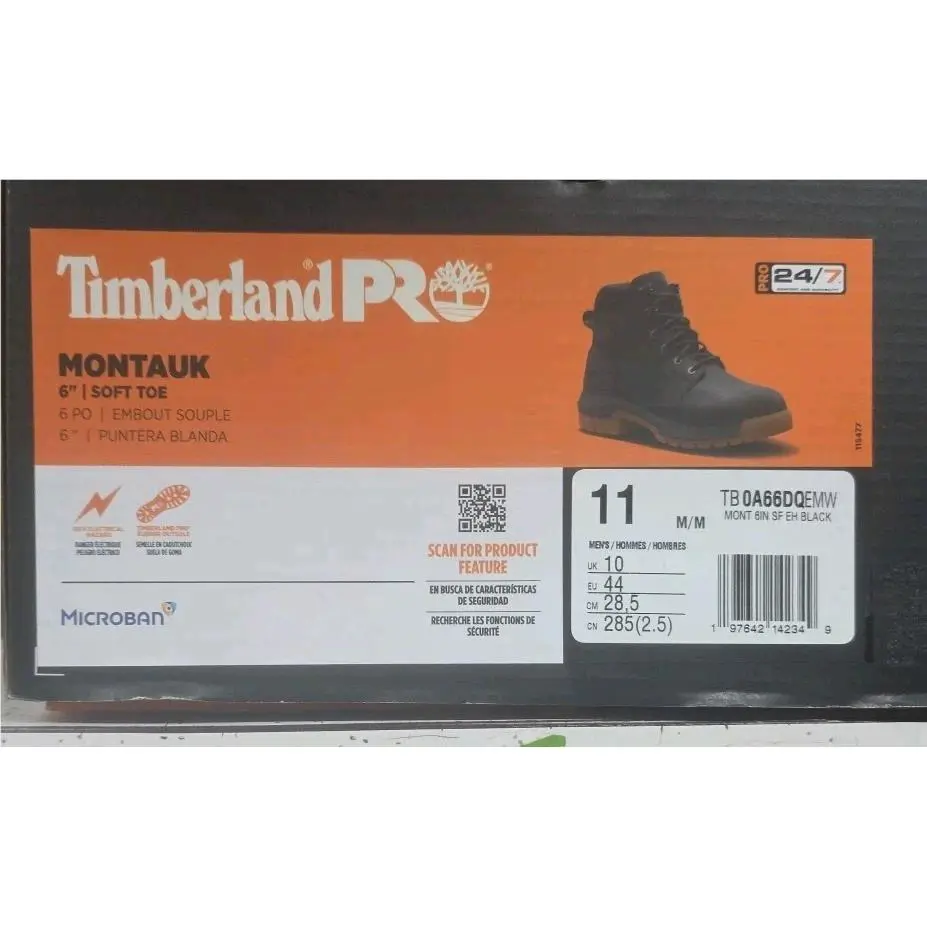 Timberland shoes - Timberland PRO Montauk - PRO Montauk - TV0A66DQEMW - Black 3