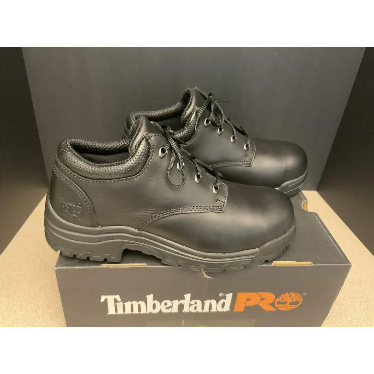 Mens Timberland Pro-titan Alloy Safety Toe Oxford Work Shoes. Size 9.5W