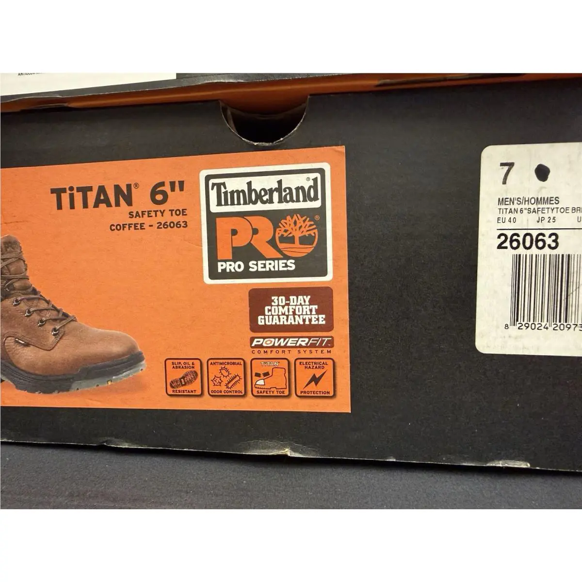 Timberland shoes - Timberland PRO Titan - PRO Titan - Brown (UPC: 882763075026) 0