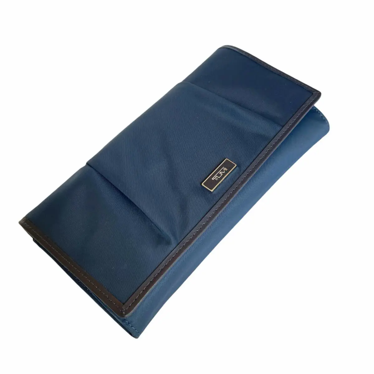 Tumi Zoe Navy Blue Nylon Convertible Phone Crossbody Bag/clutch