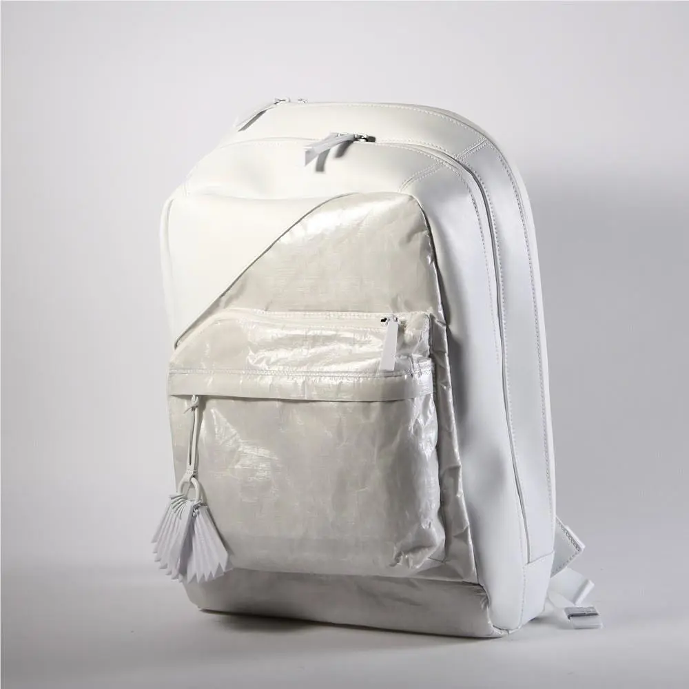 Tumi x Public School White Backpack Rare 2016 Fall Season Cubic Tech