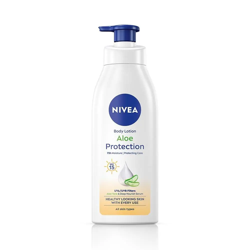 Aloe Protection Body Lotion 400ml 72H Moisturization All Skin Types by Nivea
