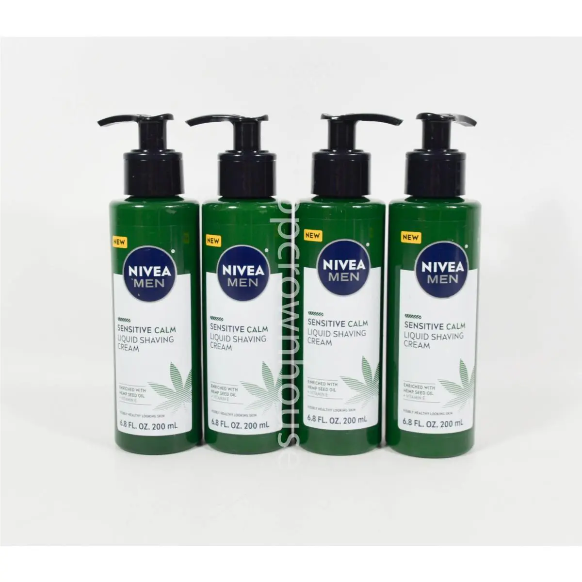 4 Nivea Men Sensitive Calm Liquid Shaving Cream 6.8 fl oz