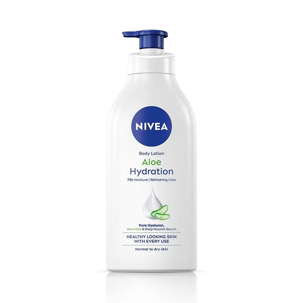 Nivea Aloe Hydration Body Lotion 600ml 72H Moisturization Non-sticky