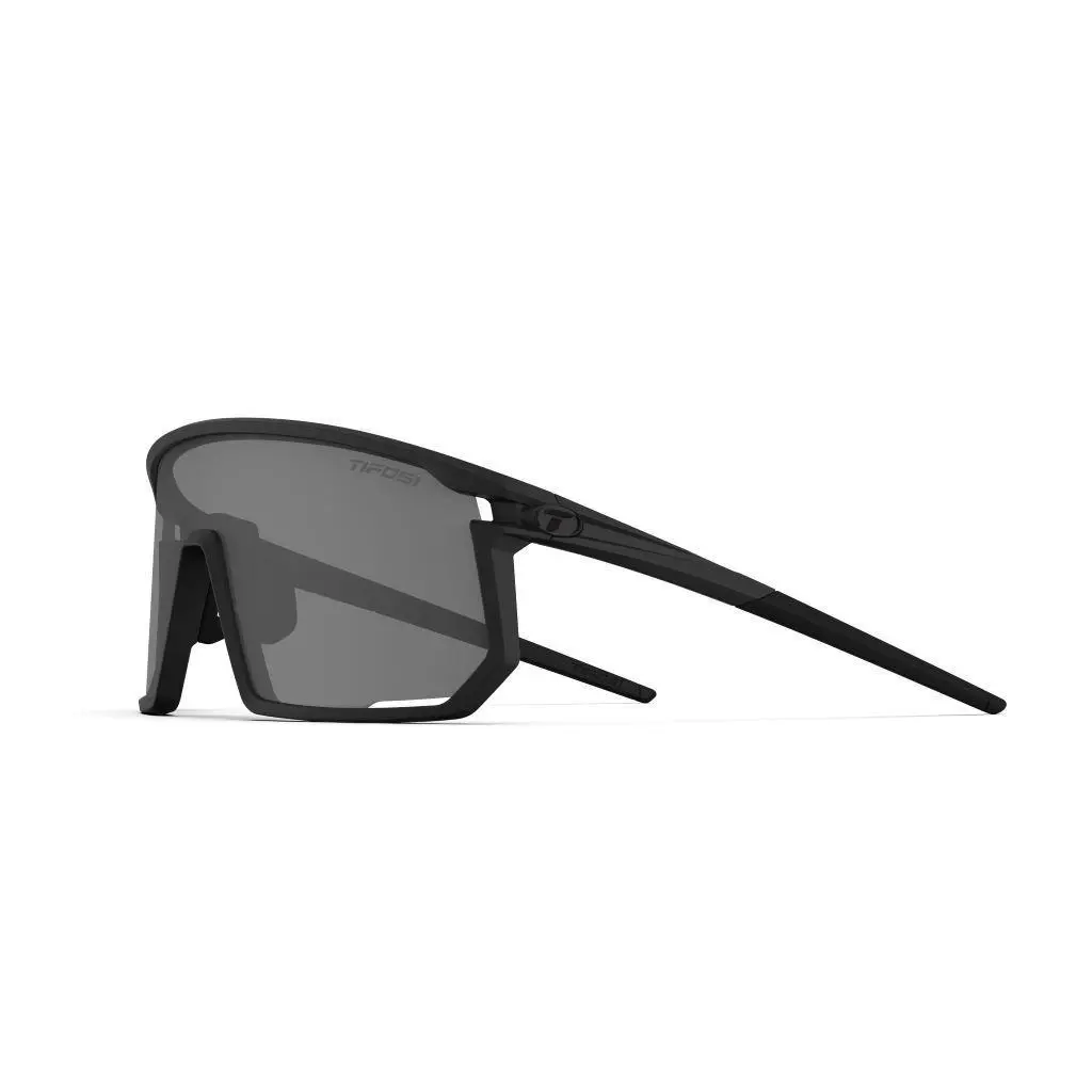 Optics Moab Cycling Sunglasses Interchangeable Lenses Blackout - Smoke + AC Red + Clear by Tifosi