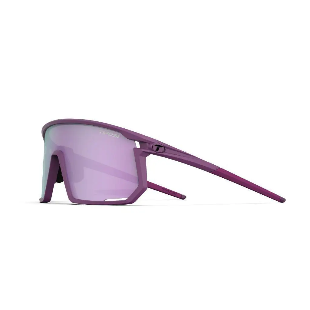Optics Moab Cycling Sunglasses Interchangeable Lenses Plum Passion - Clarion Deep Purple + AC Red + Clear by Tifosi