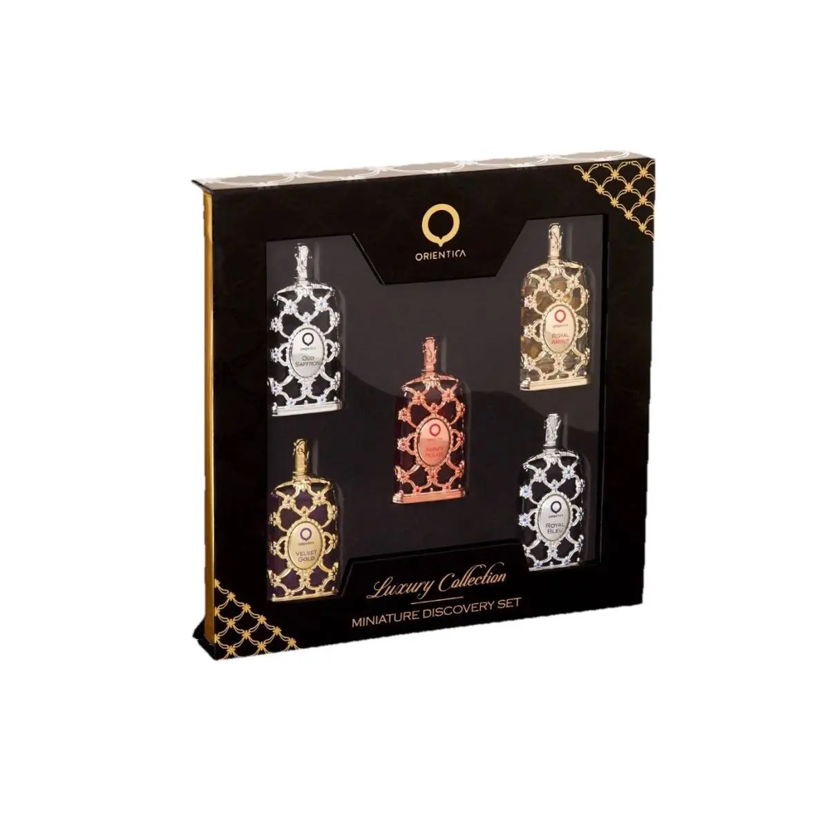 Orientica Luxury Collection 5 -pc Miniature Discovery Set 7.5 ml Amber Rouge Oud