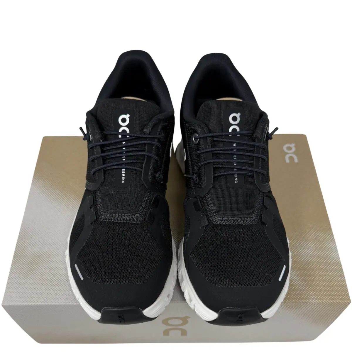 On-Running shoes - Cloud 6 - Cloud - Black | White 2