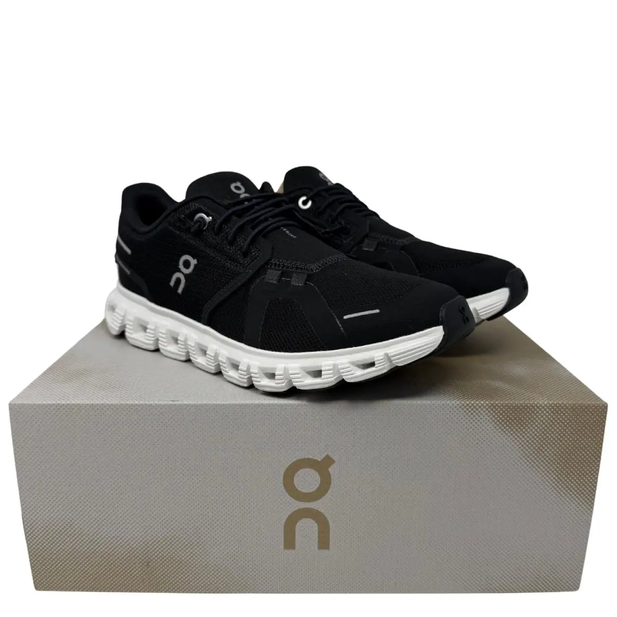 On-Running shoes - Cloud 6 - Cloud - Black | White 5