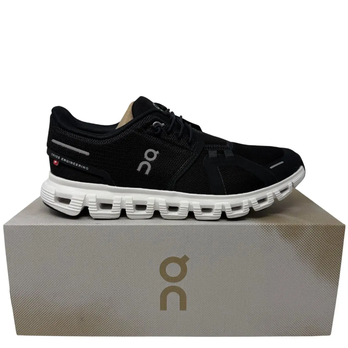 On-Running shoes - Cloud 6 - Cloud - Black | White 6