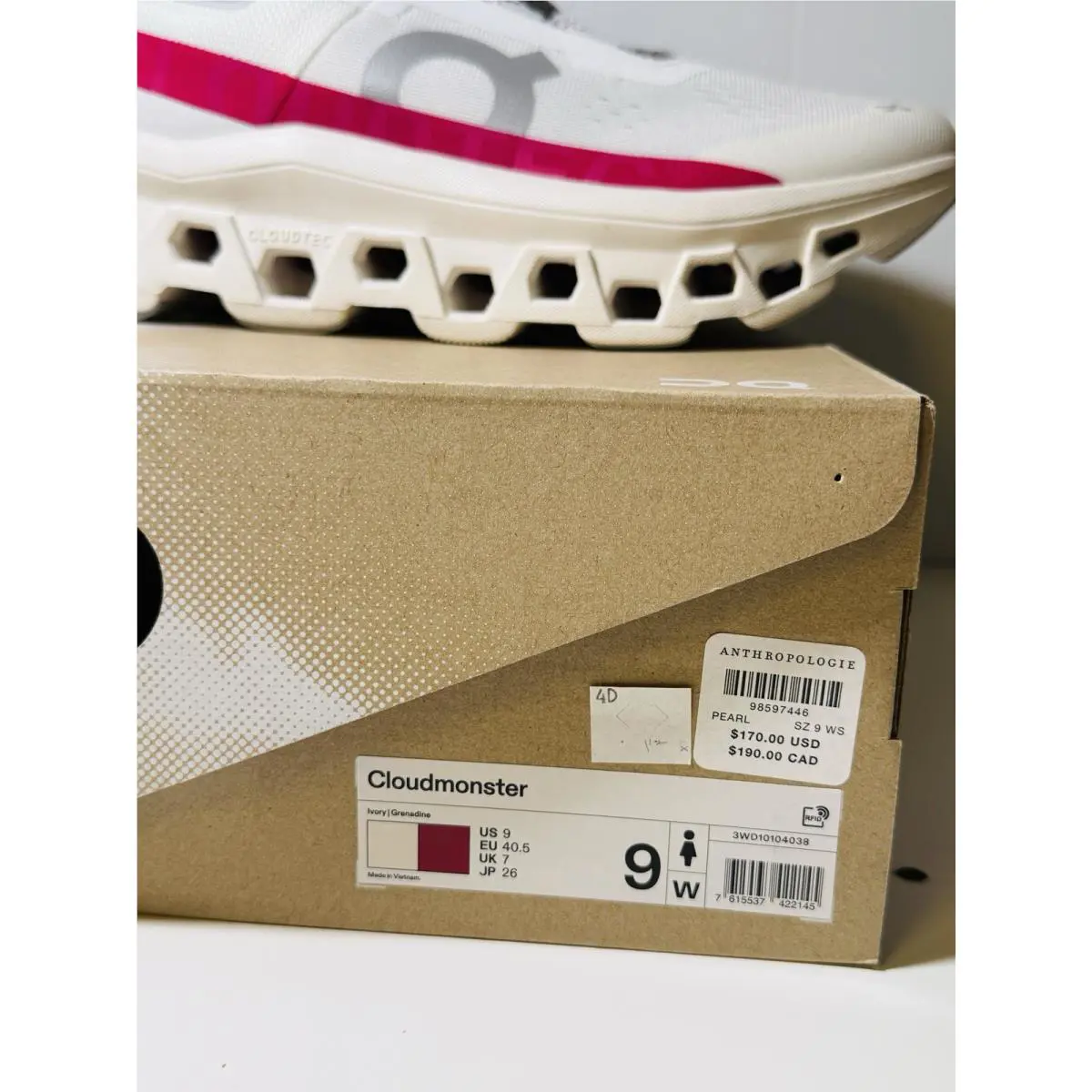 On-Running shoes - On Running - 3WD10104038 - Ivory 6