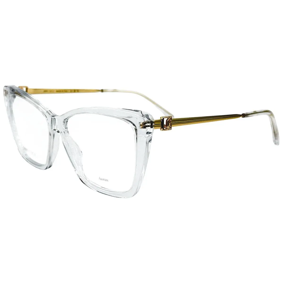 Jimmy Choo JC375 Womens Plastic Eyeglass Frame 0900 Crystal 54-15 Italy