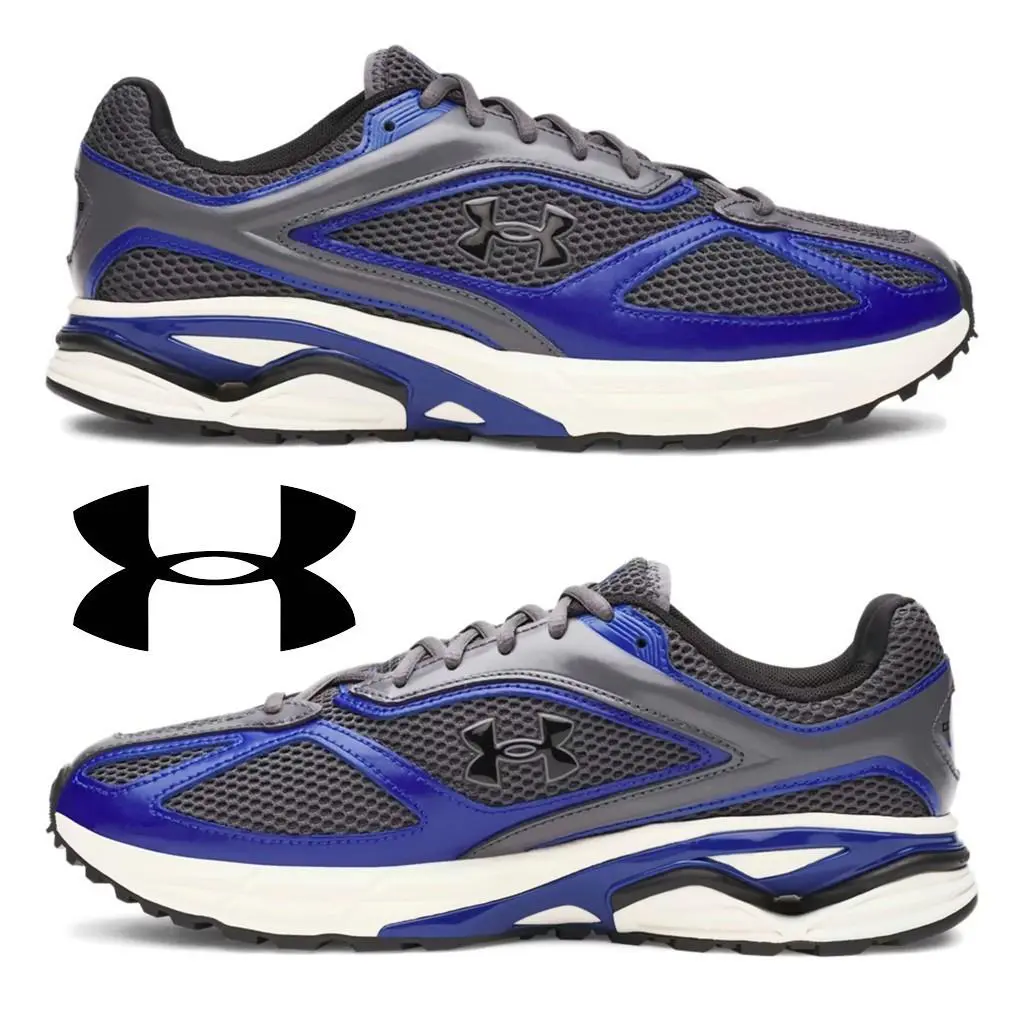 Under Armour Apparition Men`s Shoes Running Walking Gym Sport Casual Sneakers - Blue, Manufacturer: Castlerock / Royal / Black - 025