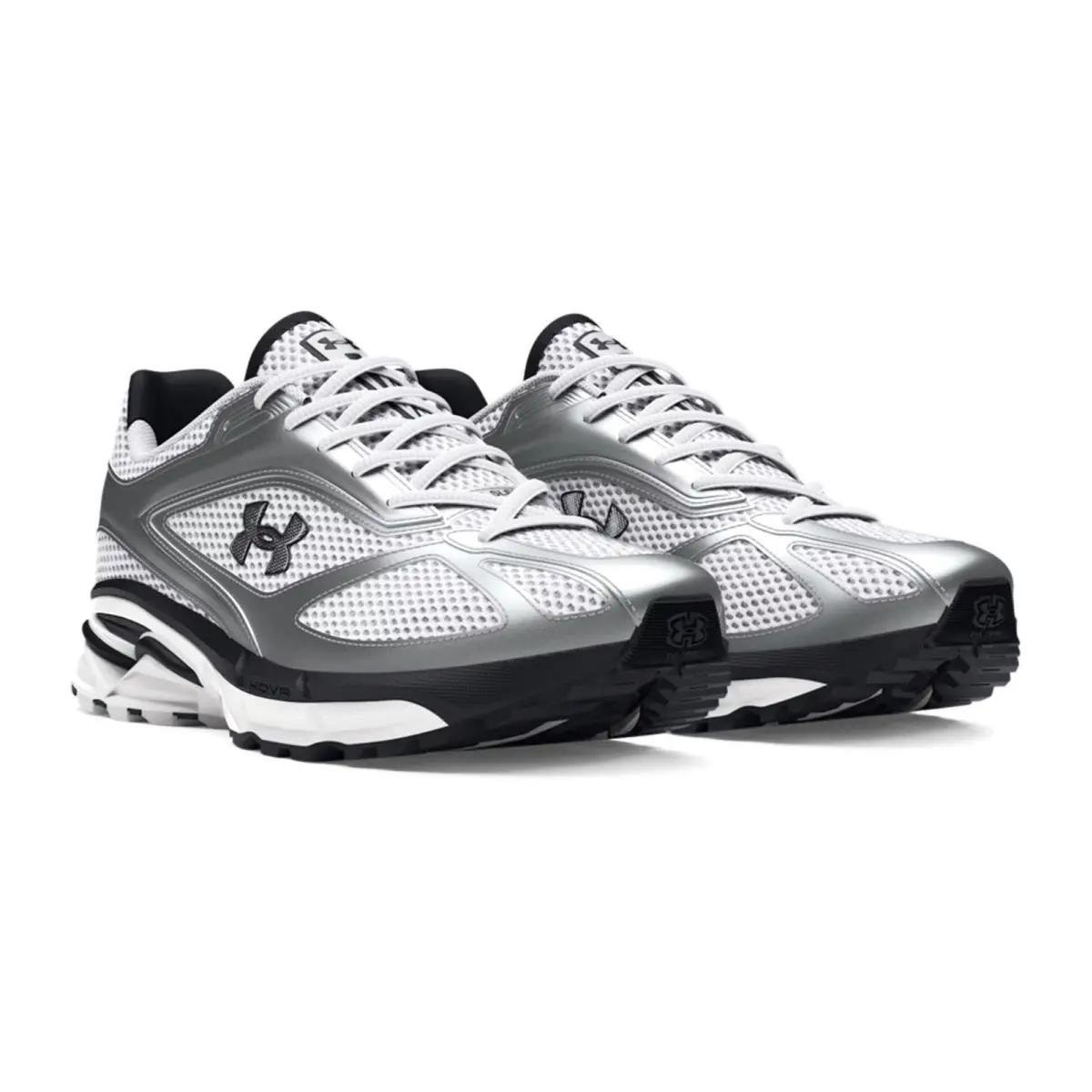 Under Armour shoes - Under Armour Apparition - Apparition - Silver, Manufacturer: White / Metallic Silver / Black - 106 2