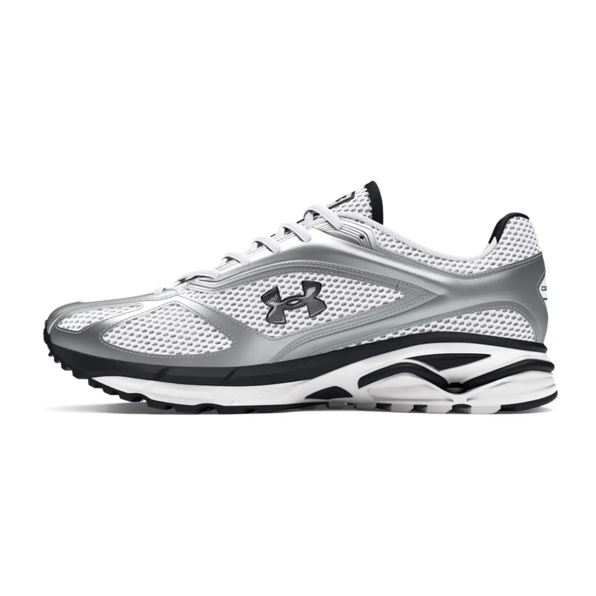 Under Armour shoes - Under Armour Apparition - Apparition - Silver, Manufacturer: White / Metallic Silver / Black - 106 6