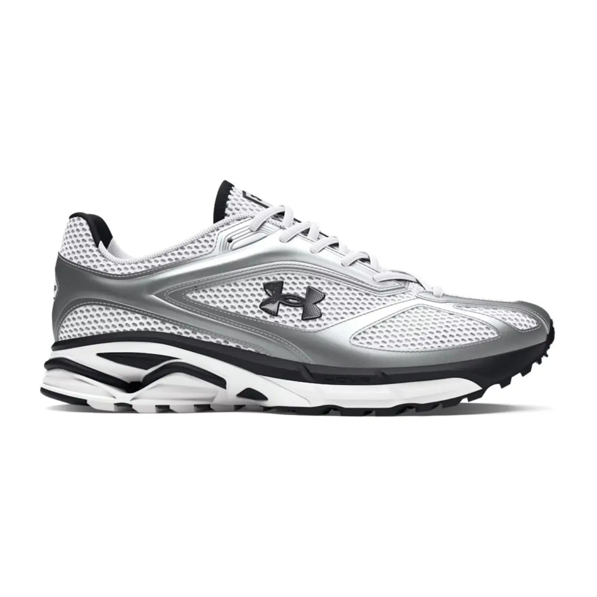 Under Armour shoes - Under Armour Apparition - Apparition - Silver, Manufacturer: White / Metallic Silver / Black - 106 25