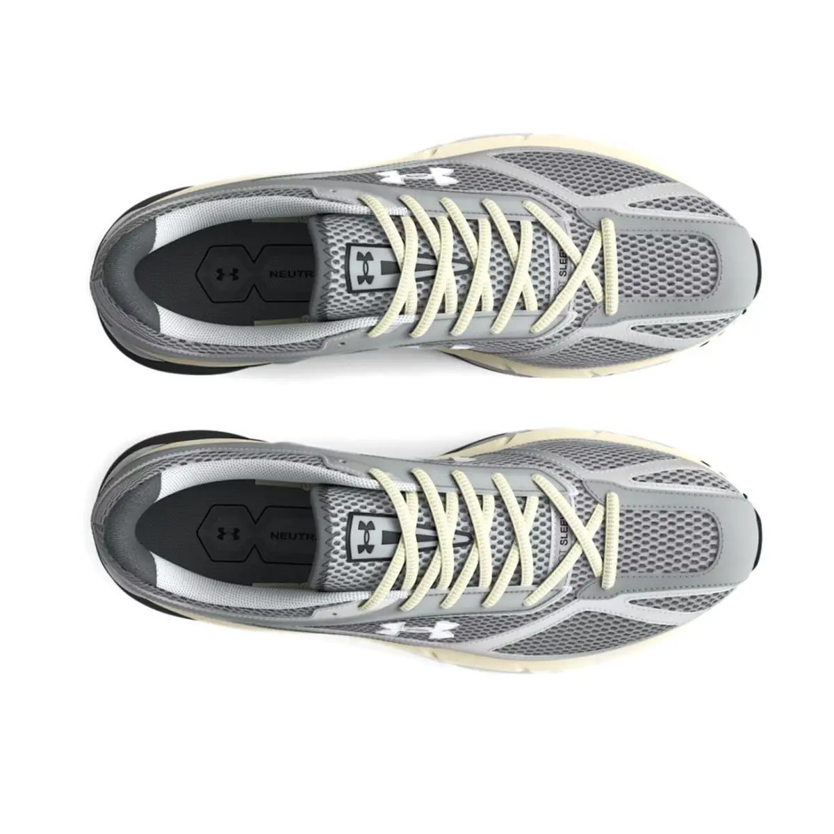 Under Armour shoes - Under Armour Apparition - Apparition - Gray, Manufacturer: Steel / Ivory Dune / Metallic Silver - 100 4