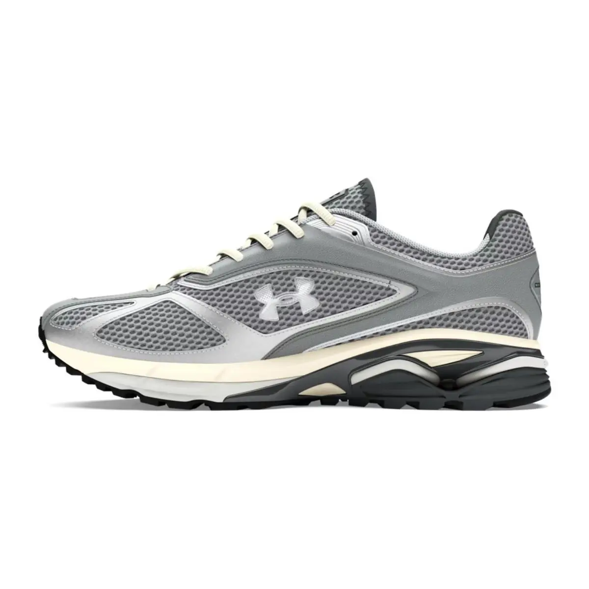 Under Armour shoes - Under Armour Apparition - Apparition - Gray, Manufacturer: Steel / Ivory Dune / Metallic Silver - 100 12