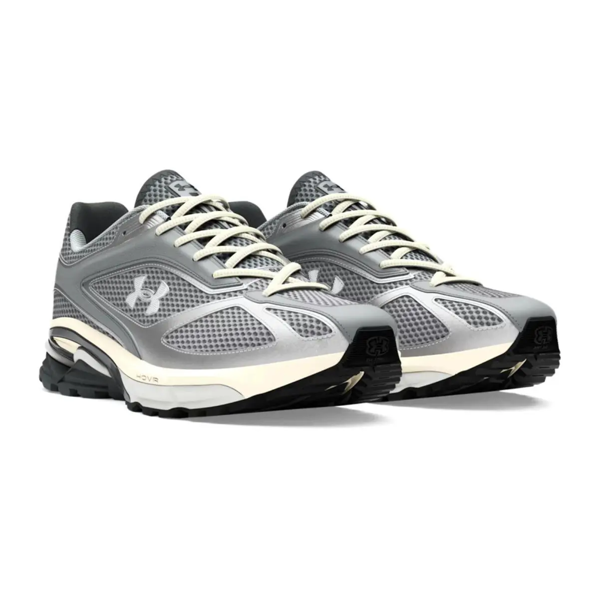 Under Armour shoes - Under Armour Apparition - Apparition - Gray, Manufacturer: Steel / Ivory Dune / Metallic Silver - 100 14