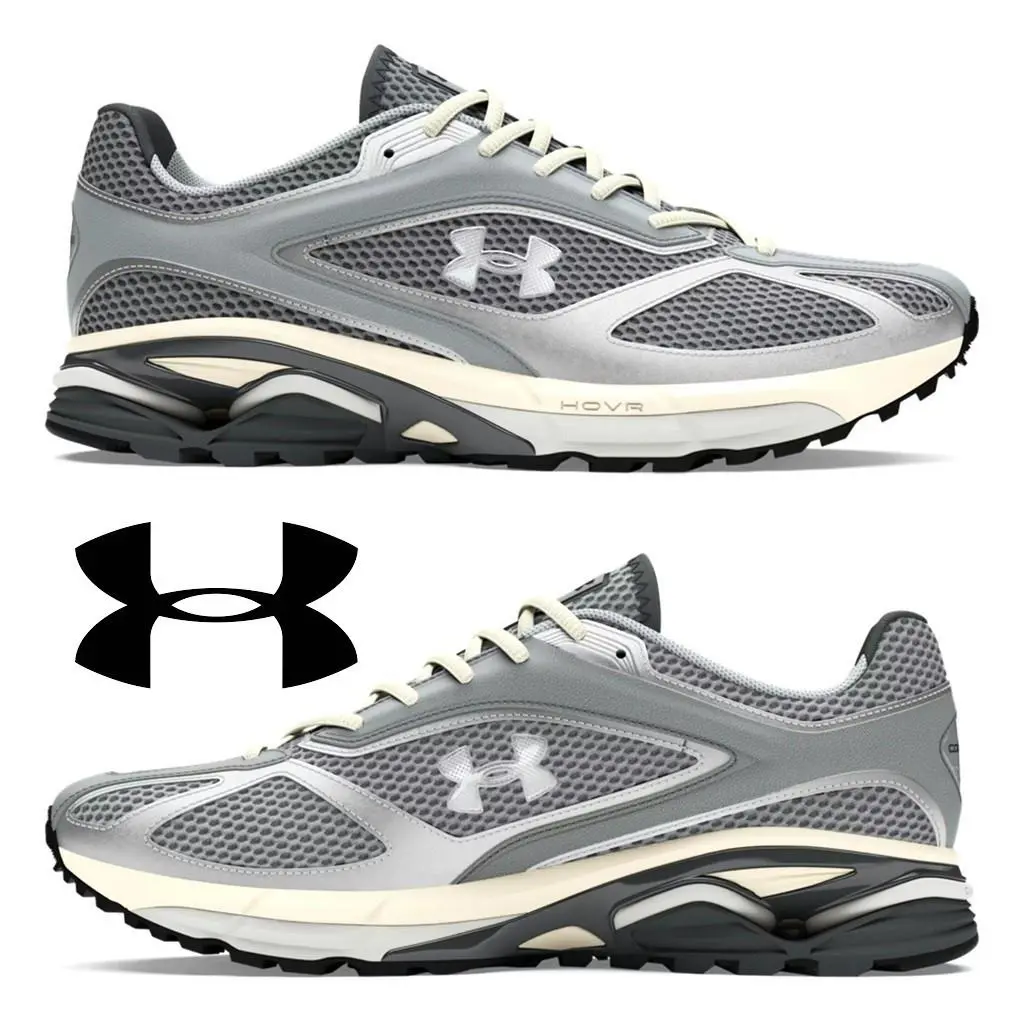 Under Armour shoes - Under Armour Apparition - Apparition - Gray, Manufacturer: Steel / Ivory Dune / Metallic Silver - 100 17