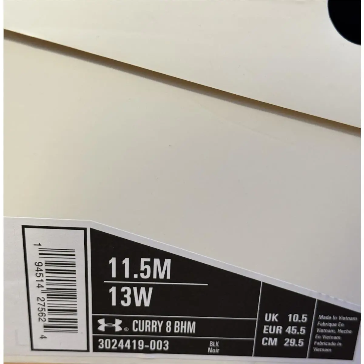 Under Armour shoes - Under Armour Curry 8 - Curry - 3024419-003 - Black 8