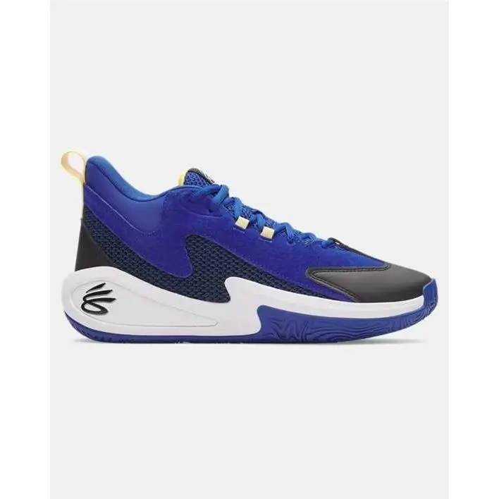 Under Armour Curry 3Z 25 Sde Mens Basketball Shoes 10.5 Blue White 6000750-400