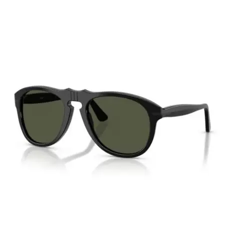 Persol 0PO0649NE 95/31 - Black/green 54mm Men`s Sunglasses