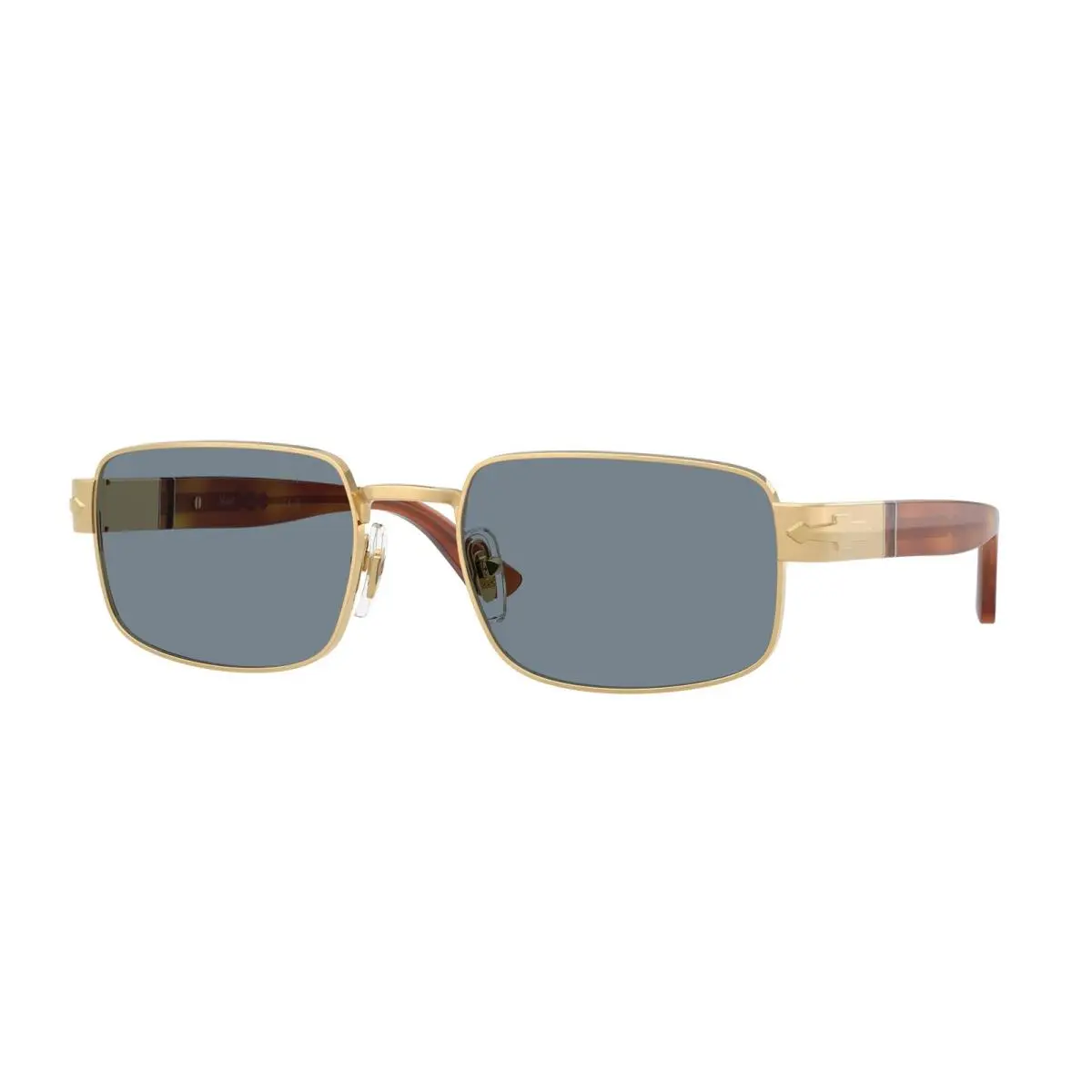 Persol PO1022S 113256 Gold Light Blue 58 mm Unisex Sunglasses