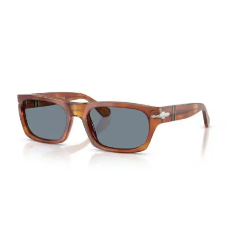 Persol PO3398S 96 56 Terra Di Siena Light Blue 55 mm Unisex Sunglasses