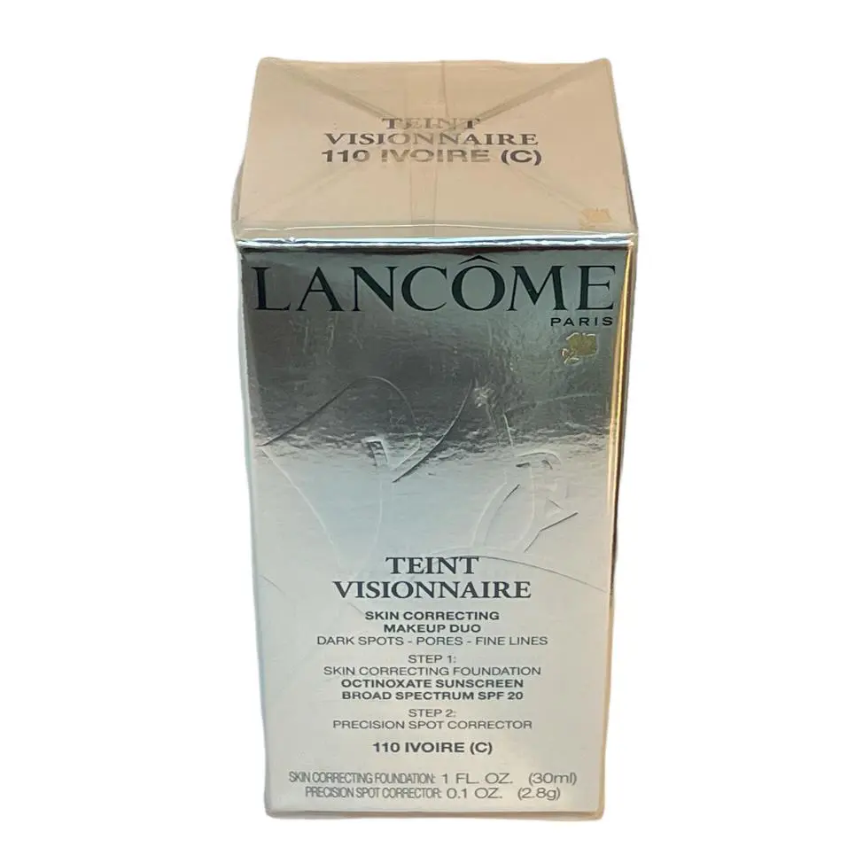 Lancome Teint Visionnaire Skin Perfecting Makeup Duo SPF20 1oz/0.10oz You Pick 110 Ivoire by Lancôme