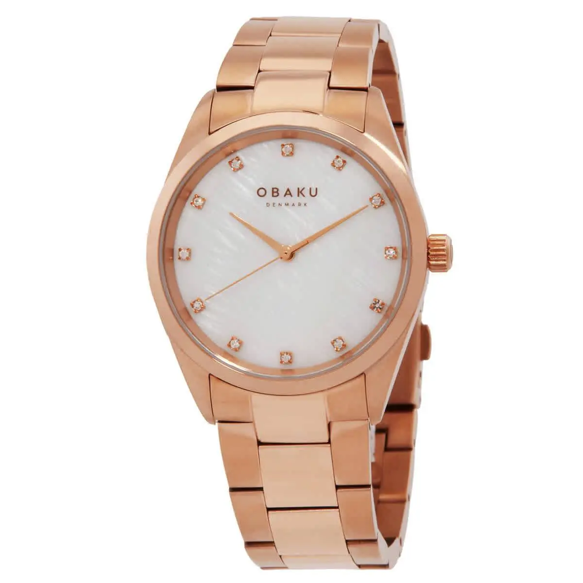 Obaku V263LXVWSV Classic White Dial 36 mm Women`s Watch