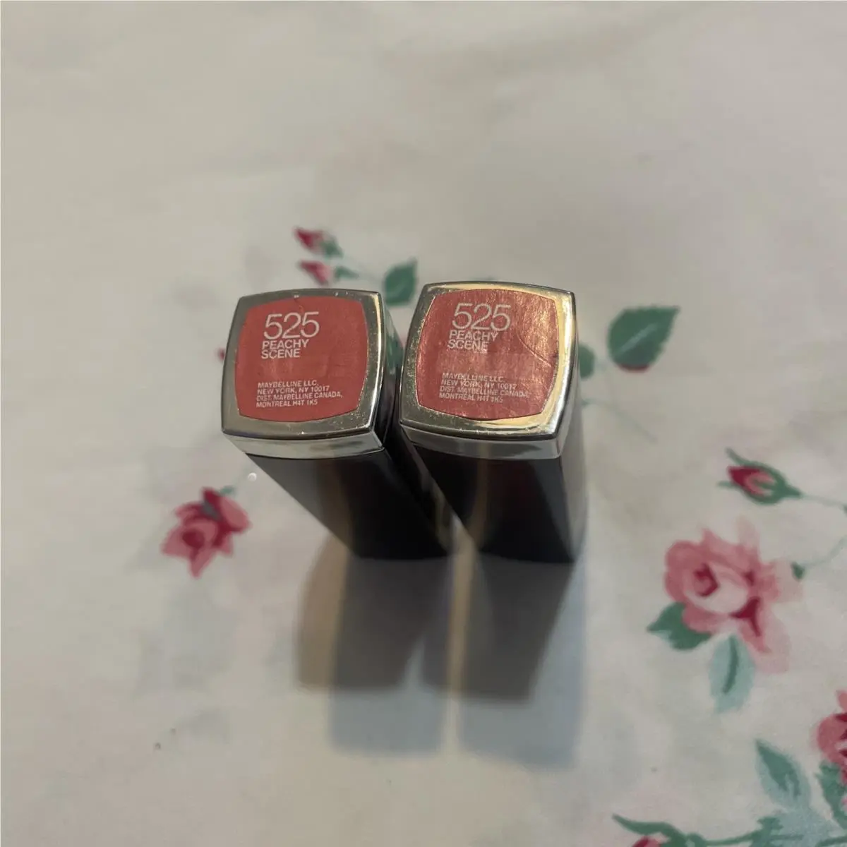 Maybelline 525 Peachy Scene Color Sensational Lipstick New Retired 2 Units