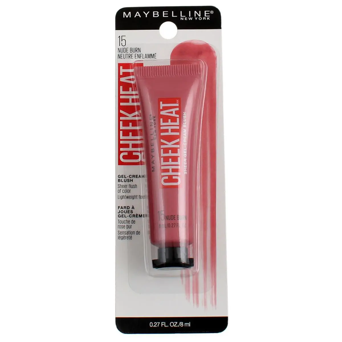 6 Pack Maybelline York Sheer Gel-cream Cheek Heat Blush Burn 15