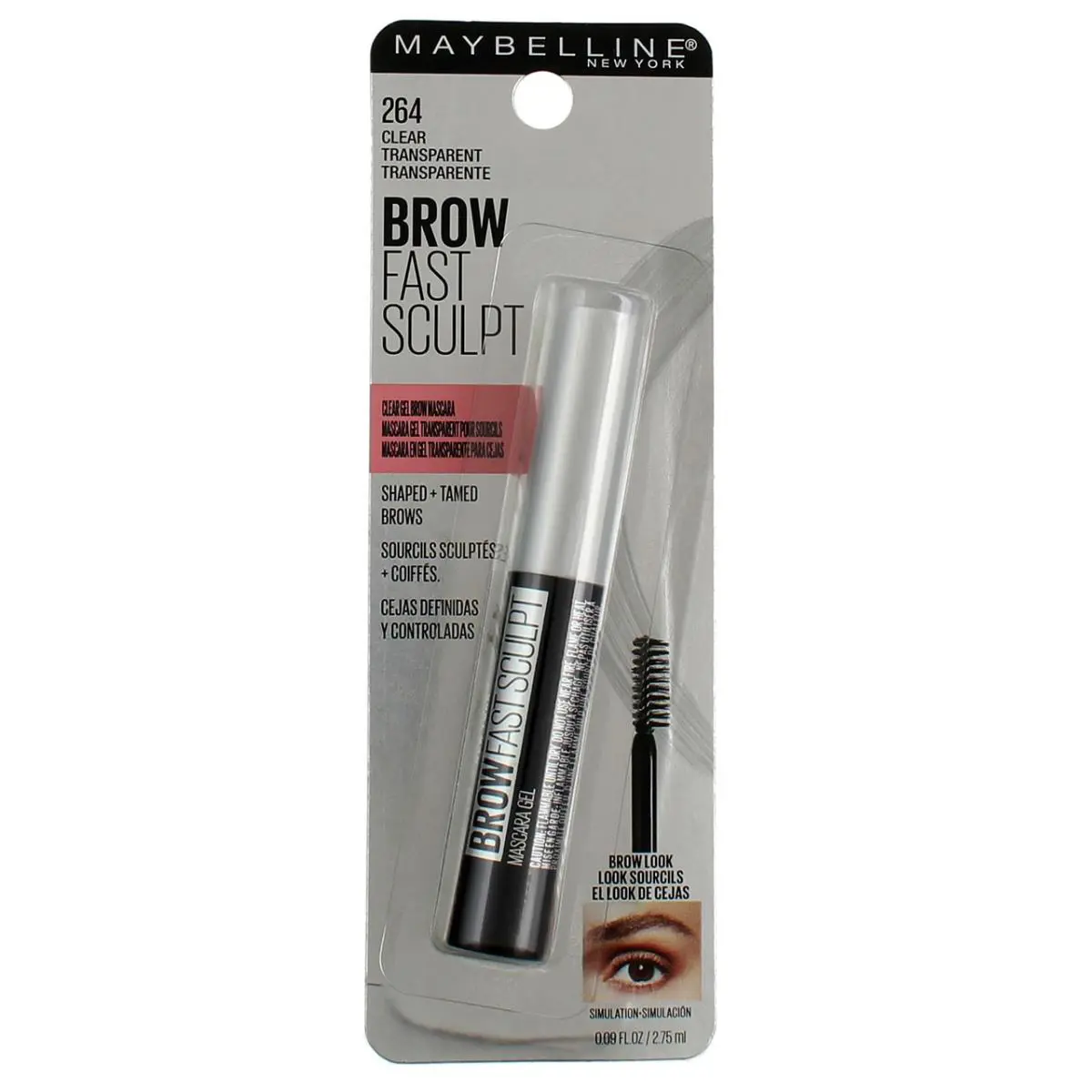 6 Pack Maybelline York Gel Brow Mascara Clear 0.09 fl oz