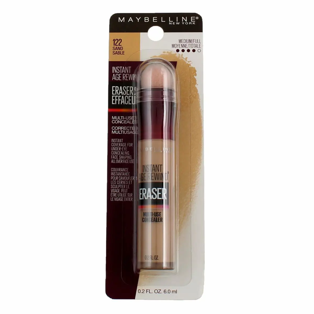 6 Pack Maybelline York Multi-use Concealer Sand 0.2 fl oz