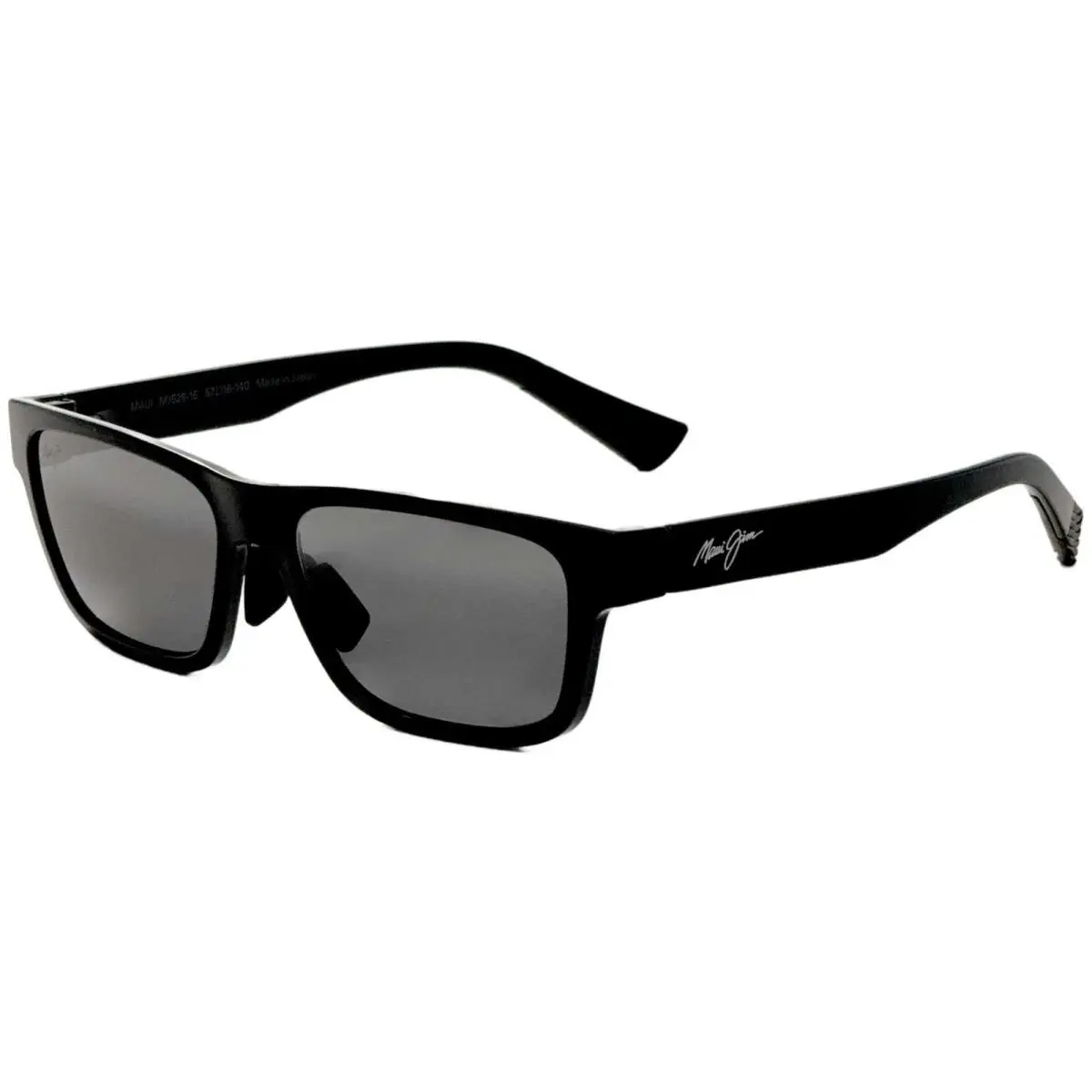 Keola Polarized Rectangle w/ Mirror Lens - Made in Japan Shiny Dark Green/Neutral Grey (15) by Maui Jim