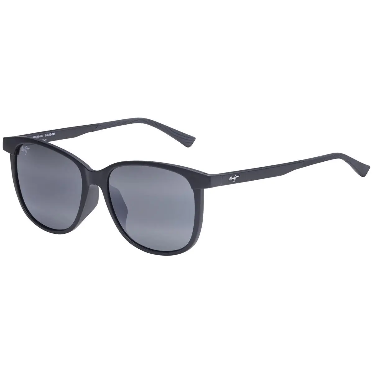 Ilikea Polarized Slim Soft Square w/ Superthin Glass Lens - Italy Matte Black/Neutral Grey (02) by Maui Jim