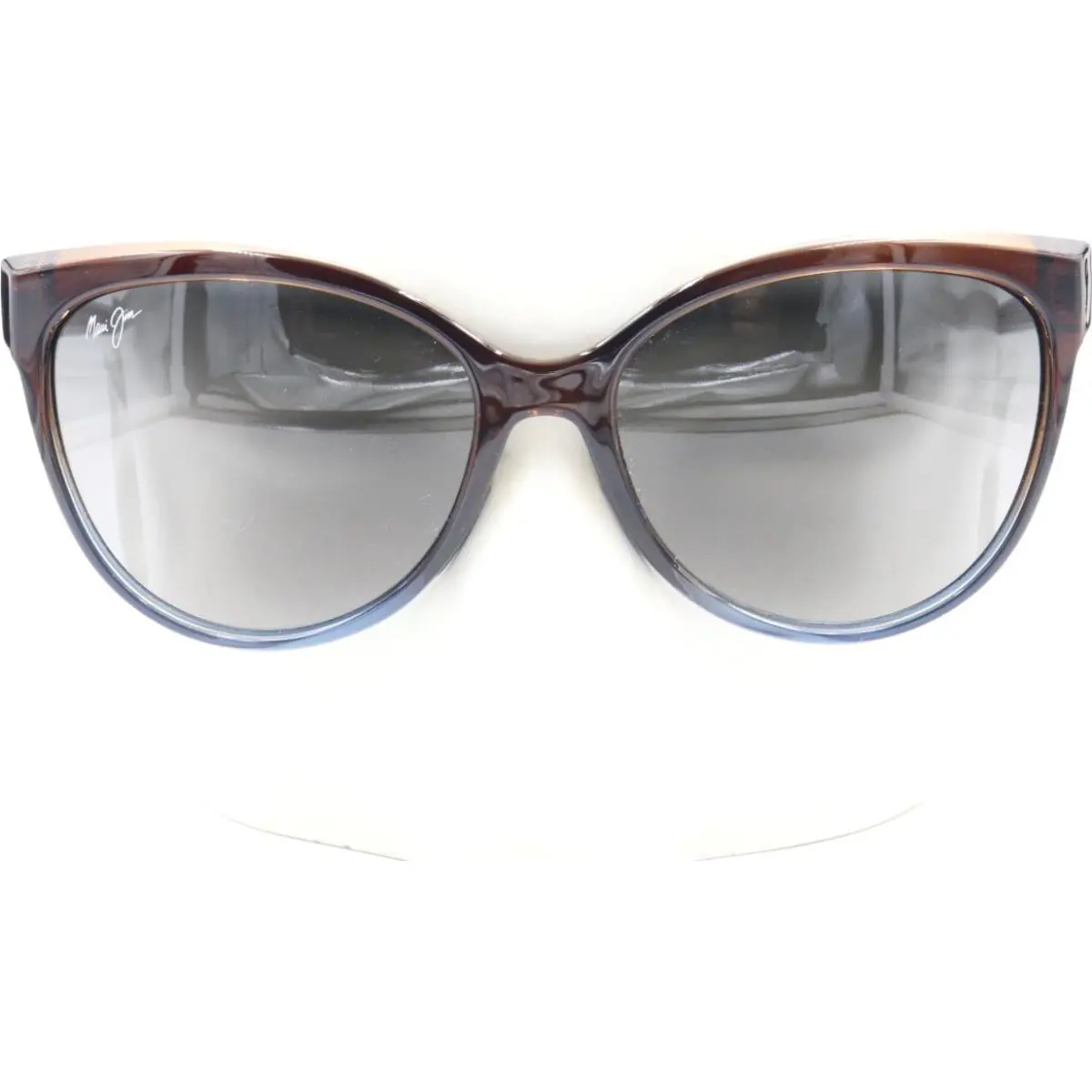 Maui Jim Oluolu Translucent Brown-blue Sunglasses GS537-01F / MJ0537S-001