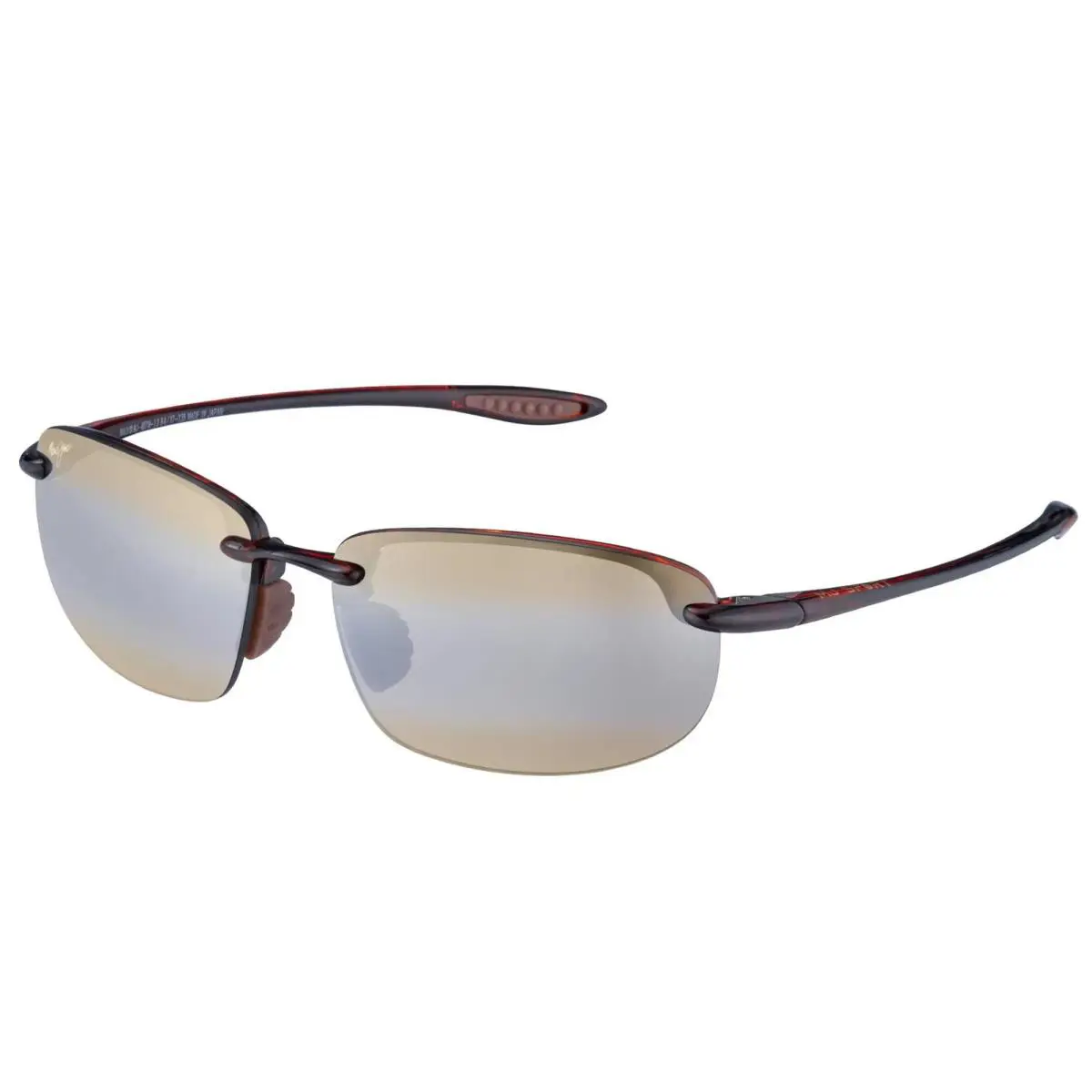 Maui Jim Polarized Hookipa XL Tortoise Rimless Sunglasses H456-10 - Japan