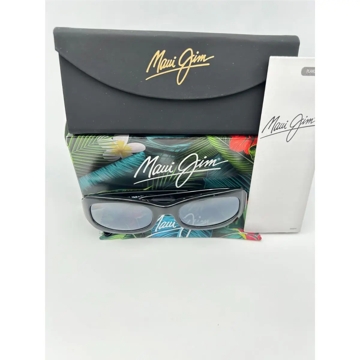 Maui Jim Polarized Sunglasses MJ 190 02 Nani Black Neutral Grey