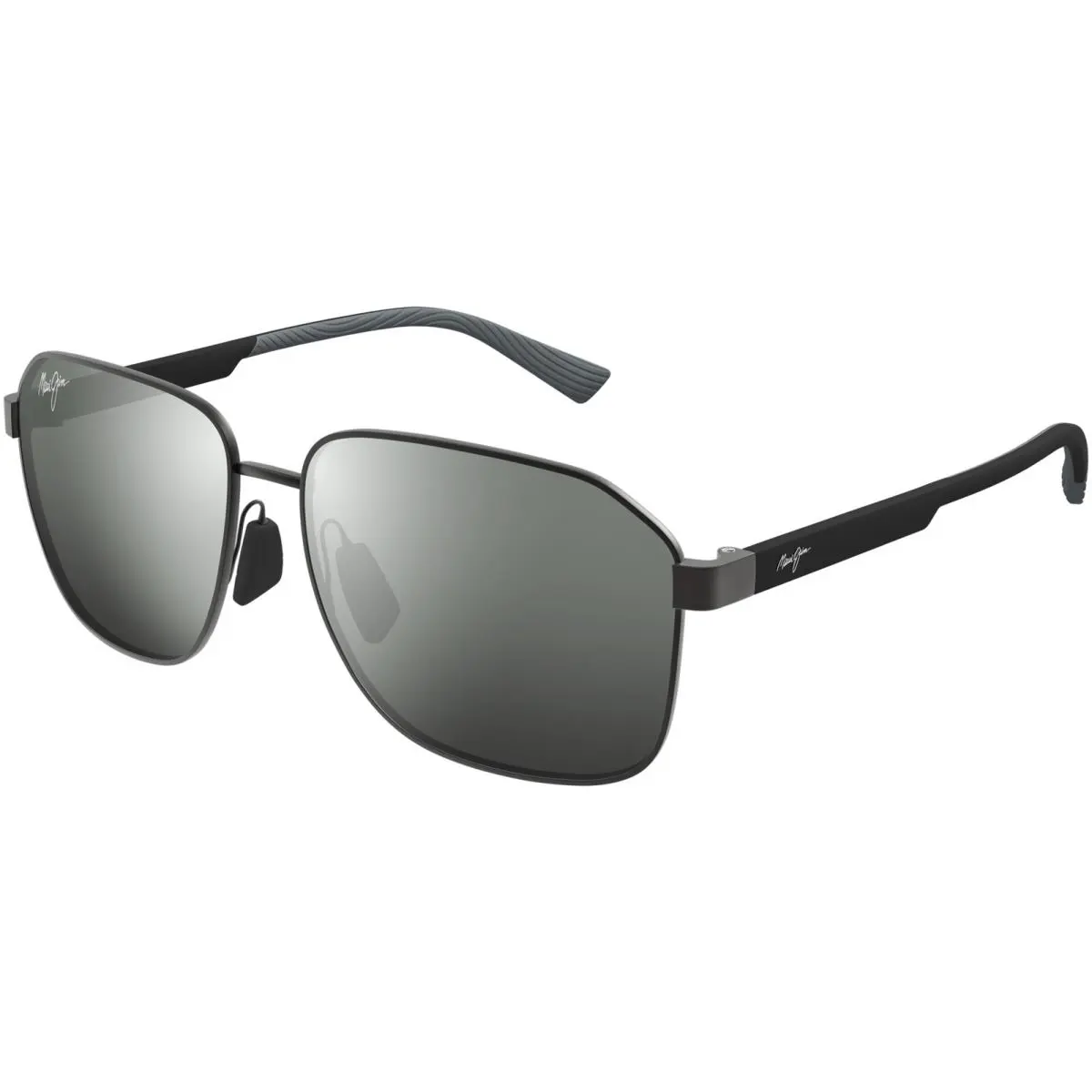 Maui Jim Polarized Onipa`a Men`s Square Sunglasses w/ Mirror Lens - DSB651 02