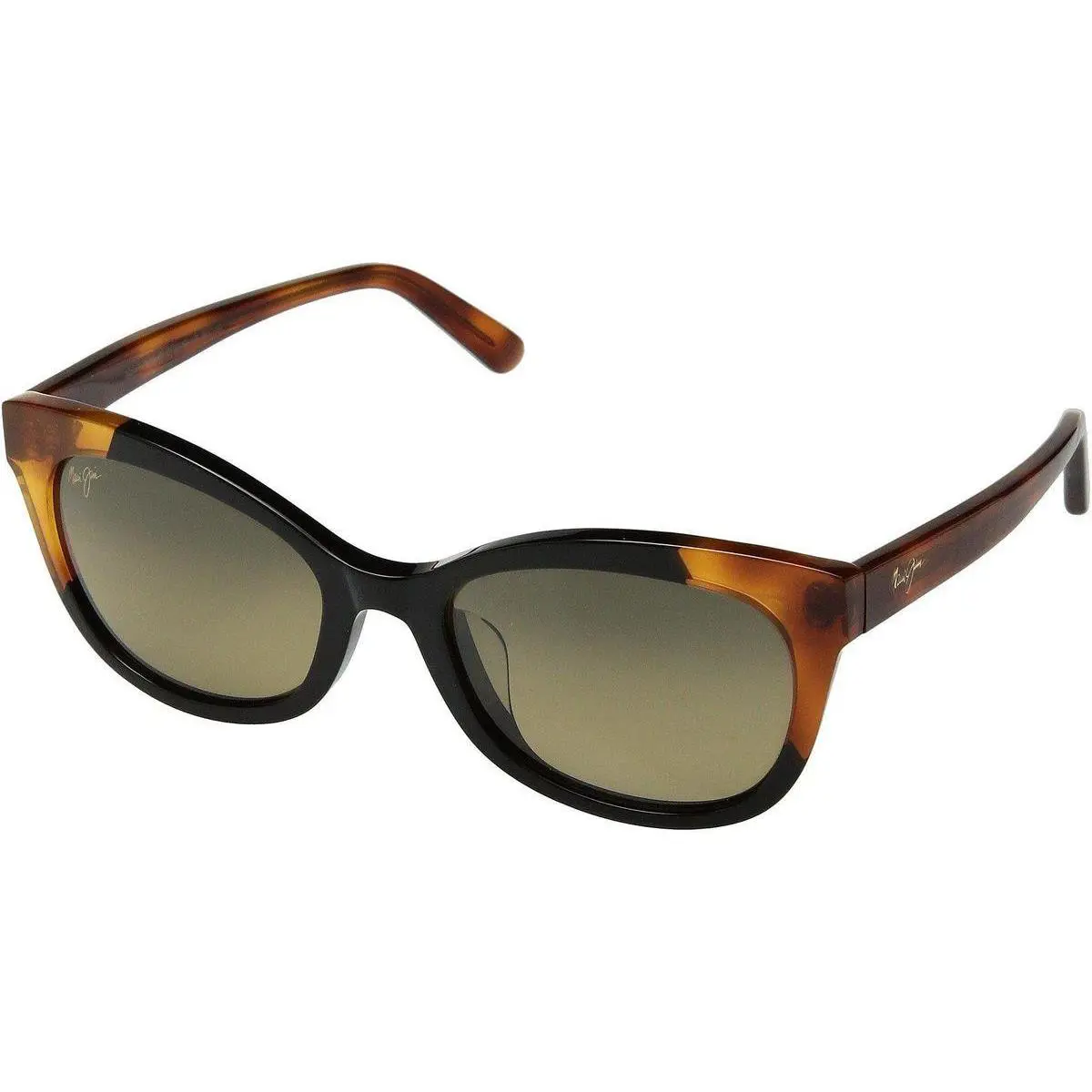 Maui Jim Ilima Polarized Sunglasses HS759-59B Bourbon Tortoise/bronze Glass