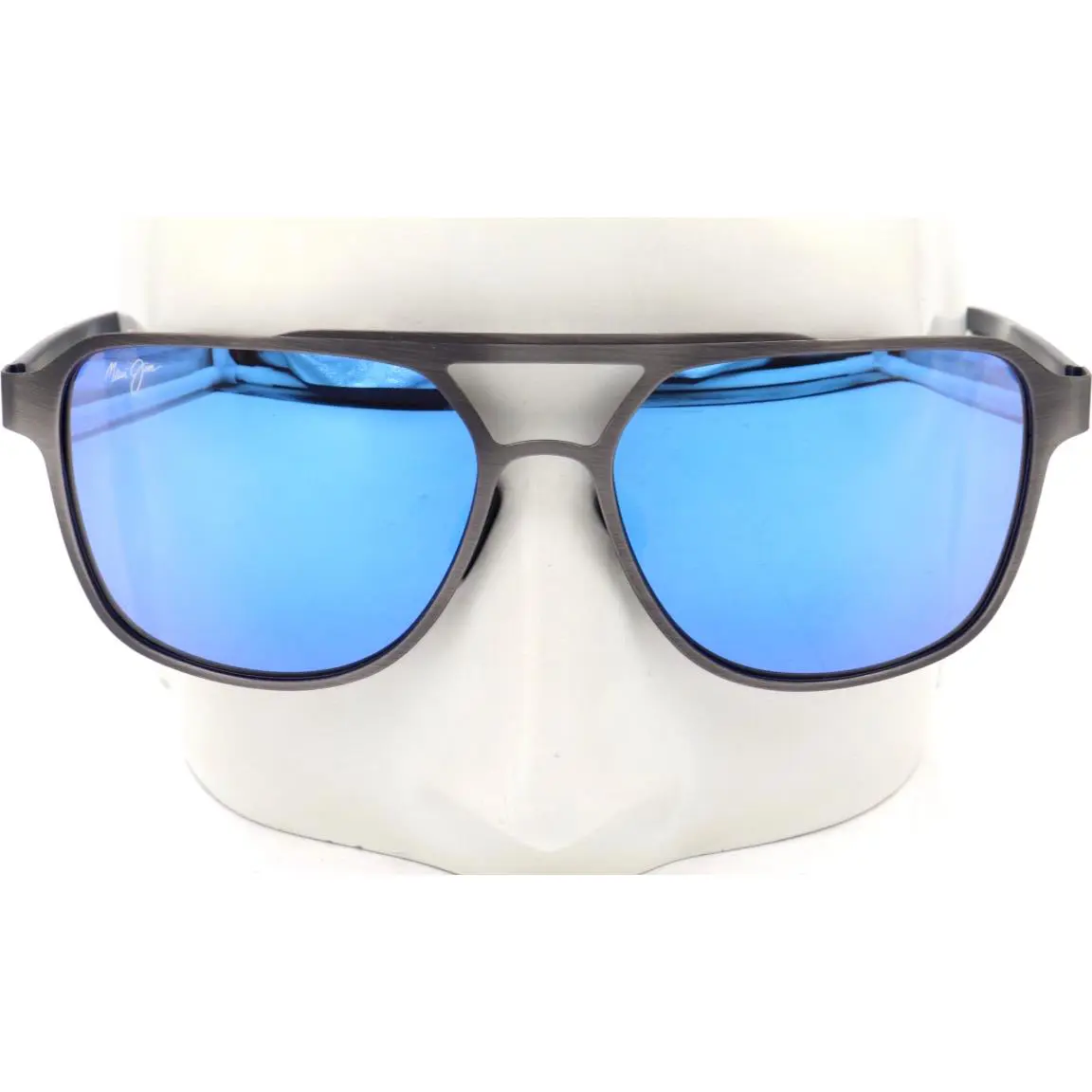 Maui Jim 2ND Reef Gunmetal Blue Hawaii Sunglasses B607-14 / MJ0607S-002