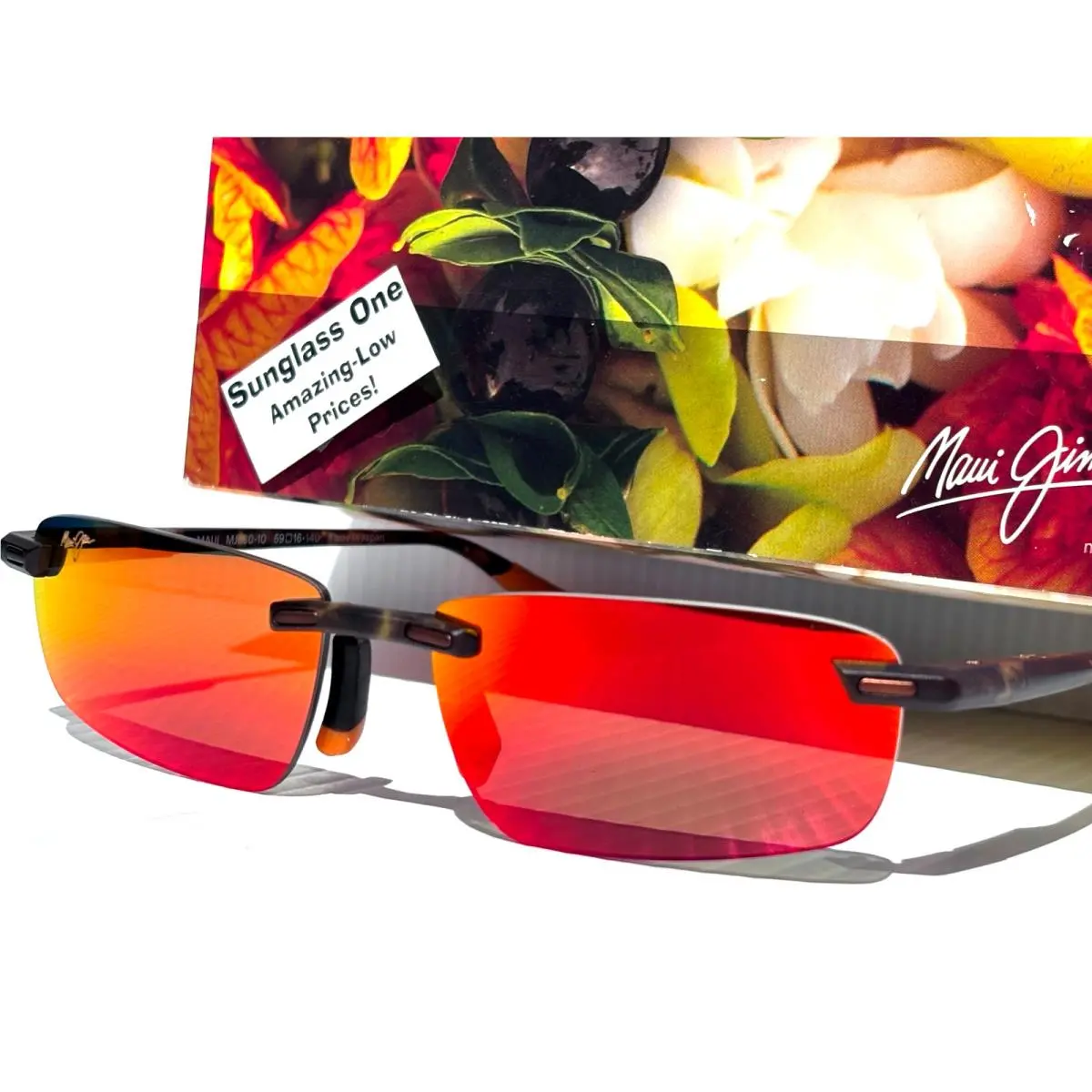 Maui Jim Ilikou Matte Dark Havana Polarized Hawaii Lava Sunglass RM630-10