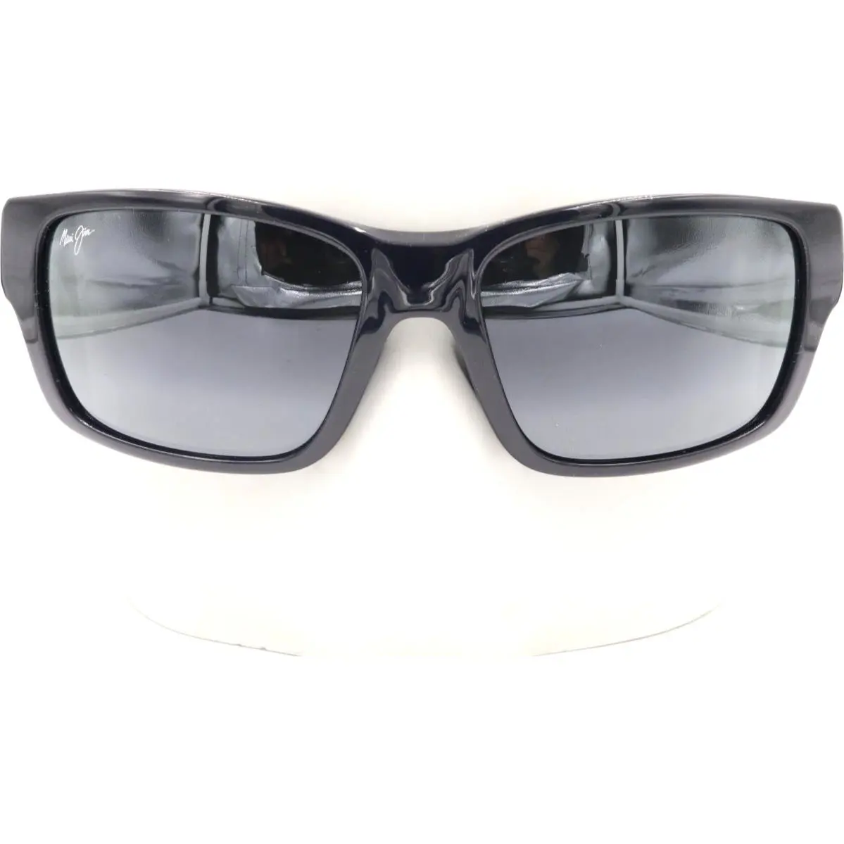 Maui Jim Mangroves Gloss Black Gray Sunglasses MJ0604S-001 / 604-02