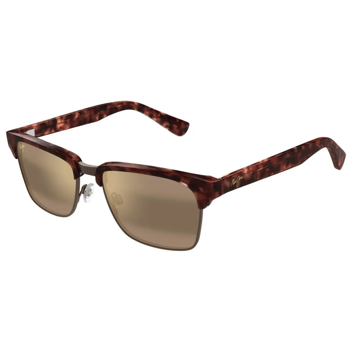 Maui Jim Kawika Tortoise Antique Gold Bronze Lens Sunglasses H257-16C