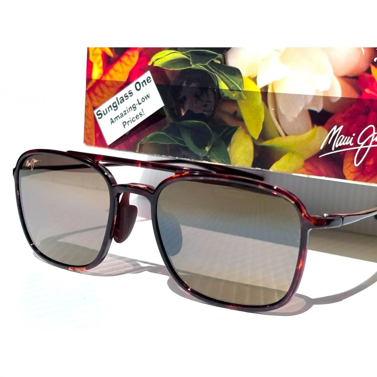 Maui Jim Keokea Brown Tortoise Polarized Hcl Bronze Lens Sunglass H447-10