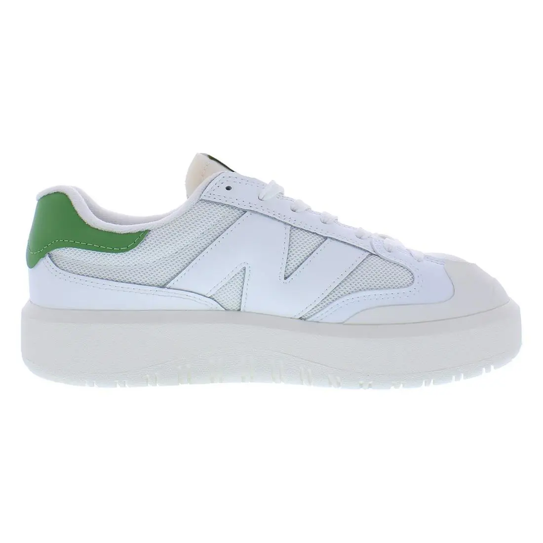 New Balance shoes - White/Green, Main: White 1